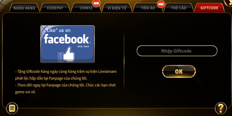 Các loại mã giftcode được dùng phổ biến